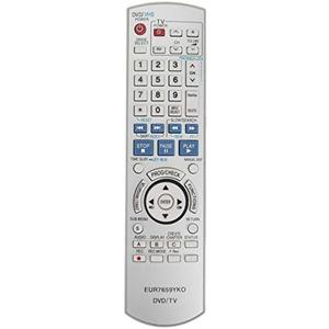 EUR7659YKO Replacement Remote Control Applicable for Panasonic DVD Recorder DMR-ES15 DMR-ES30V DMR-E35V DMR-ES10
