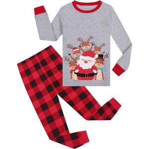 Kids Christmas Pajamas Boys Girls Hanukkah Thanksgiving Pjs Set Holiday Sleepwear 100% Cotton Size 18M-12Years 5T
