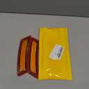 Front Bumper Side Marker Lights Reflector Compatible with 2011-2016 BMW F10/F11 5 Series 528i 528ix 535i 550i(Amber Lens)