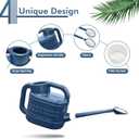 2 Gallon Watering Can for Outdoor Plants, Plant Watering Can with Removable Long Spout and Stainless Steel Sprinkler Head, Large Water Can for Garden Flowers Vegetables