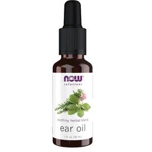 NOW Solutions, Ear Oil, Soothing Herbal Blend, Great on Mild Discomfort or Irritation, 2-Ounce