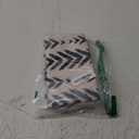 Sweetshow Boho Pillow Covers 18x18 Set of 2 Bohemian Ethnic Black Geometric Herringbone Print Decorative Throw Pillows Outdoor Pillowcase Square Linen Farmhouse Cushion Case Decor for Couch Sofa Bed