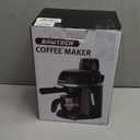 SOWTECH Coffee Machine, 3.5 Bar Espresso Cappuccino Machine with Milk Frother, 1-4 Cup Portable Coffee Maker for Latte, Cappuccino, 800W, White