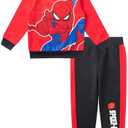 Marvel Spider-Man Boys 2 Piece Sweatshirt and Pants Set for Toddlers and Big Kids, Size 8 Y