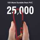 VESA Certified 80Gbps DisplayPort Cable 2.1 15FT, 8K@240Hz, 4K@540Hz 360Hz 240Hz, DP 2.1 Cable, Display Port Cord for FreeSync Gaming Monitor 5090 9070XT,S1334