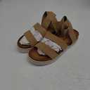 DREAM PAIRS Women’s Open Toe Ankle Strap Espadrille Flatform Platform Wedge Sandals 8