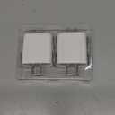 Essri 40W Gan Dual USB C Charger Block 2-Pack,PD 3.0 Fast Charging Wall Plug Power Adapter with Dual Type C Ports for iPhone 17/16/15/14/13 Pro Max,iPad Pro/Air/Mini,Galaxy S25 / S24,Google Pixel (White)