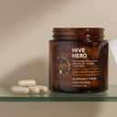 Dr Sosnowski's Hive Hero  Propolis, Royal Jelly & Bee Pollen Supplement  Triple Hive Action for Daily Wellness  60 Vegetable Capsules