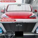 Foldable Windshield Sunshade Compatible with Tesla Model 3 Model Y