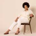 Amazon Essentials Women's High-Rise Regular-Fit Ankle-Length Tapered-Leg Khaki Pant (2)