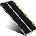 WHALEMOTOR Portable Wheelchair Ramp 6FT, Anti-Slip Aluminum Folding Portable Ramp, Wheelchair Ramps for Home, Weight Capacity Up to 800 LBS, with Transition Plates Above and Below, Loading Dock Plates