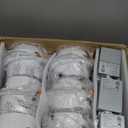 Amico 12 Pack 6 Inch 5CCT Gimbal LED Recessed Ceiling Light, 360&90 Adjustable Eyeball Directional Can Lights, Dimmable Retrofit Wafer Downlight with Jbox, 12W 1200LM CRI90+, White, ETL&FCC