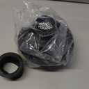 4 Inch Shower Drain, Square Shower Floor Drain Kit with Flange and Removable Cover Grate, AISI 304 Stainless Steel, Matte Black