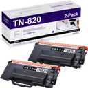 TN820 TN-820 Toner Cartridge 2-Pack Replacement for Brother TN820 Black Toner Cartridge HL-L6200DW MFC-L5850DW MFC-L5700DW HL-L5200DW MFC-L5900DW Printer