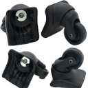 Zoofen Replacement Luggage Wheel Repair Suitcase Bag Parts Spinner Wheels Casters for Travel Customs Box W044 (A Set 4PCS)