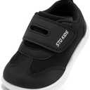 STQ KIDS Wide Toe Box Toddler Shoes Zero Drop Boys Girls Barefoot Shoe Non-Slip Little Kids Sneakers for First Walking,T5