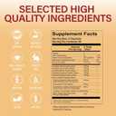 Beef Organs Supplement, Grass Fed Beef Liver, Kidney, Heart, Pancreas, Lung, Spleen, Bone, Total Body Wellness & Performance, Non-GMO, Gluten-Free, 120 Count