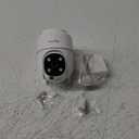 wansview 4G LTE Cellular Security Camera Outdoor - 360 PTZ No WiFi Security Camera, 2K Color Night Vision, 2-Way Audio, 24/7 SD Card Storage(SIM Card Included), Works with Alexa & Google Home, W7-4G