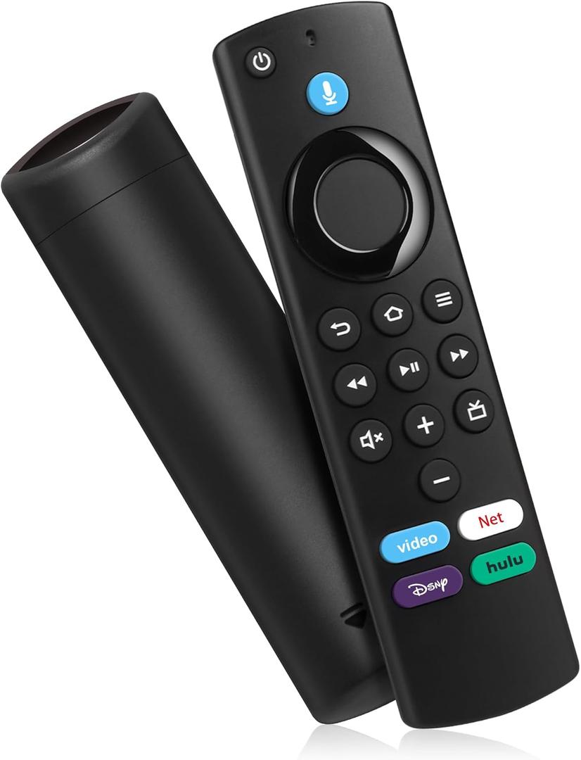 Replacement Firestick Remote Control Compatible with Fire-Smart TVs Stick 4K(1st/2nd Gen)& Cube, TV Stick Lite/HD, 3rd Gen Smart TV, Stick 4K Max 2nd Gen with Voice