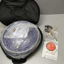 14 Inch 15 Notes D Major Steel Tongue Drum,Premium Adult's Music Hand Drum Instrument,Clean Clear Ethereal Sounds,Purple