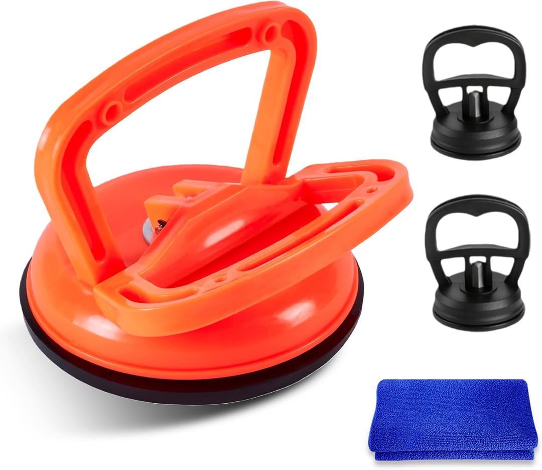 3 Pack Dent Puller,Car Dent Puller,car dent Repair kit,Suction Cup Dent Puller,Paintless Car Dent Repair Kit,Dent Remover Tool for Car Dents, Glass, Screen,Tiles & Objects Moving