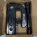 Tow Hitch Slider with Lock Pin & Trailer Hook Protection, 45000 lbs Capacity, Includes 3M Tow Strap, Tow Bag, 2 Tow Rings, Fits 2" Hitch Receiver, CNC Machined for Pickups, SUVs,Towing,Recovery