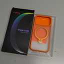 TORRAS Ostand Q3 Spin for iPhone 17 Pro Case, 360 Magnetic Stand, Fit for MagSafe, Camera Control, Builtin Kickstand, 4X MilitaryGrade Shockproof Slim Phone Case for iPhone 17 Pro, Cosmic Orange