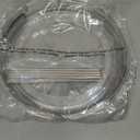 LAMU 2 Tier Lazy Susan Turntable Organizer 9.25'' Rotating Spice Rack Organization for Cabinet, Kitchen, Pantry, Countertop, Bathroom, Vanity, Medicine Cabinet Organizer, Clear