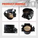92mm Throttle Body Assembly with TPS IAC for GM Gen III LS1 LS2 LS3 LS6 LS7 LSX LS Throttle Body 4 Bolts Black