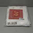 Christmas Valance, Gold and Grey Snowflake Christmas Valances for Windows Rod Pocket Curtain Valances Snowflake Christmas Window Treatment Small Curtain for Xmas Winter 42" W x 18" L, 1 Panel