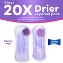 Always Discreet Adult Incontinence Pads for Women, Drier, 4 Drop Long Length, Moderate Absorbency, Pads for Bladder Control Management, Bladder Leaks, & Postpartum Pads, 54ct