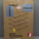 Gashell Wire Shelf Covers, Bamboo Wire Rack Covers for Pantry, Closet (4pcs, 26" W x 16" D)
