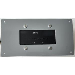 Flush Mount Plate for Boltshield Whole House Surge Protection Device, for mounting Surge Protector, Acrylic (Gray)