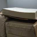 Summsun Outdoor Chair Cushions Set of 4, Waterproof Backrest and Deep Seat Cushion Set for Patio Furniture, Outdoor Sofa Replacement Cushions with Removable Cover, 24 x 24 Inch, Cream, 24*24 + 24*22 Inch