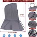 4 x Ski Mask for Men Women, Balaclava Full Face Head Neck Gaiter Cover, Summer UV Protection Cooling Outdoor (Gray)