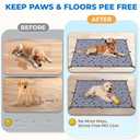 Fostanfly Washable Pee Pads for Dogs, 2 Pack Reusable Super Absorbent Potty Pads, Non-Slip and Leak-Proof 54"x54" for Whelping, Extra Large Potty Training Washable for Puppy