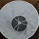 Set of 2 Spider Fitter Replacement Lamp Shades for Table Lamps, 6.9"H x 6.313" Top D x 9.8" Bottom D