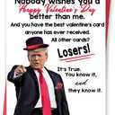 2 x Funny Valentine's Day Card for Wife Husband, Humor Valentines Day Gifts for Women Men, Happy Anniversary Birthday Card Gifts for Boyfriend Girlfriend (FY-185)