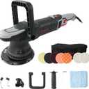 ZKH Buffer Polisher, 6 Inch Car Buffers and Polishers Kit, 21mm Orbit Dual Action Polisher with 1000W Powerful Motor, 4800OPM Buffer Polisher for Car Detailing and Waxing