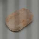 4 Pcs Flat Oval Massage Stone 3.5 x 1 x 2.6 Crystal Hand Carved Stone for Massages Therapy Himalayan Salt Massages Rocks Natural Pink Heated Warmer Stones for Spa Massage Salt and Sugar