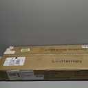 HOOBRO Desktop Bookshelf, Office Desktop Shelf, Desk Hutch with Outlets, Wooden Office Desktop Bookcase, Desktop Organizer Shelf with LED Light Strip and 3 Hooks, for Home, Study, White WT12UDSJ01