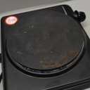 Elite Gourmet Countertop Electric Burner, 1000W Cast Iron Hot Plate, 7 Heat Settings, Portable Cooktop for RV, Dorm, Office & Small Kitchens, Road-Ready & Compact