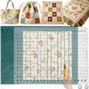 17.75" x 22" XL Slotted Ruler with A2 Mat & Blades