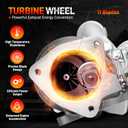 K03 Turbo Turbocharger Kit with Gasket Compatible with Mini Cooper S 2007-2015, Cooper Countryman 2011-2016, Cooper Paceman 2013-2016 S Models R56 R57 R58 R59 1.6L L4 Replace# 53039880163 53039880118