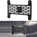 License Plate Holder Compatible with Rivian R1S/R1T, Front Plate Frames Tow Hooks License Plate Mount for Rivian R1T R1S Accessories 2022 2023 2024 (Normal)