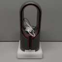 Desk Fan Bladeless, 11.8 Inch Office Fan Small, Quiet, 3 Speed Adjustment, Touch Control, Easy to Clean, Desk Fans Small Quiet, Ideal for Office, Living Room, Bedroom (Gray/Dark Red)