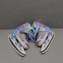 Nattork Girls Ice Skates for Kids 4 Size Adjustable Butterfly Ice Skate with Fleece Lining for Outdoor & Rink M