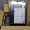 2 Pack Pull Out Cabinet Organizer,21.8" Deep Slide Out Drawer for Cabinets Adhesive Pull Out Drawers Heavy Duty Pull Out Shelves for Kitchen,Cupboard,Pantry,Bathroom-Black