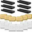 21 Pieces 6 Sets of Ceiling Fan Balancing Kit Fan Blade Balancing Kit Include 6 Self Adhesive Metal 5g Weight 9 Metal Self Adhesive 3g Weight 6 Plastic Clip