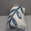 Yogeneg Queen Quilt Bedding Set,White Orange Botanical Pattern Beige Full/Queen Quilt Set,3 Piece Lightweight Soft Summer Bedspread Coverlet with 2 PIillow Shams,All Season(Beige,90"x96")